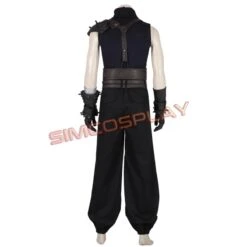 FFVII Remake Cloud Cosplay Costumes Black Suits Top Level -Simcosplay Outlet Store sim0702ffc17