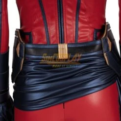 Captain Marvel Carol Danvers Cosplay Costume Endgame Version -Simcosplay Outlet Store sim0715ecmb16