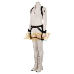 Black Widow White Costumes Natasha Romanoff Cosplay White Suits Top Level -Simcosplay Outlet Store sim0916wbw4