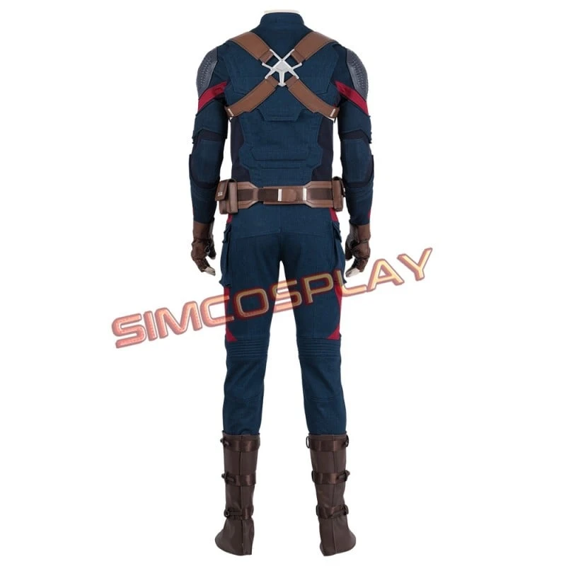 Captain America Suit Steve Rogers Cosplay Costume High Detail Edition 3 Captain America Suit Steve Rogers Cosplay Costume High Detail Edition - Image 3