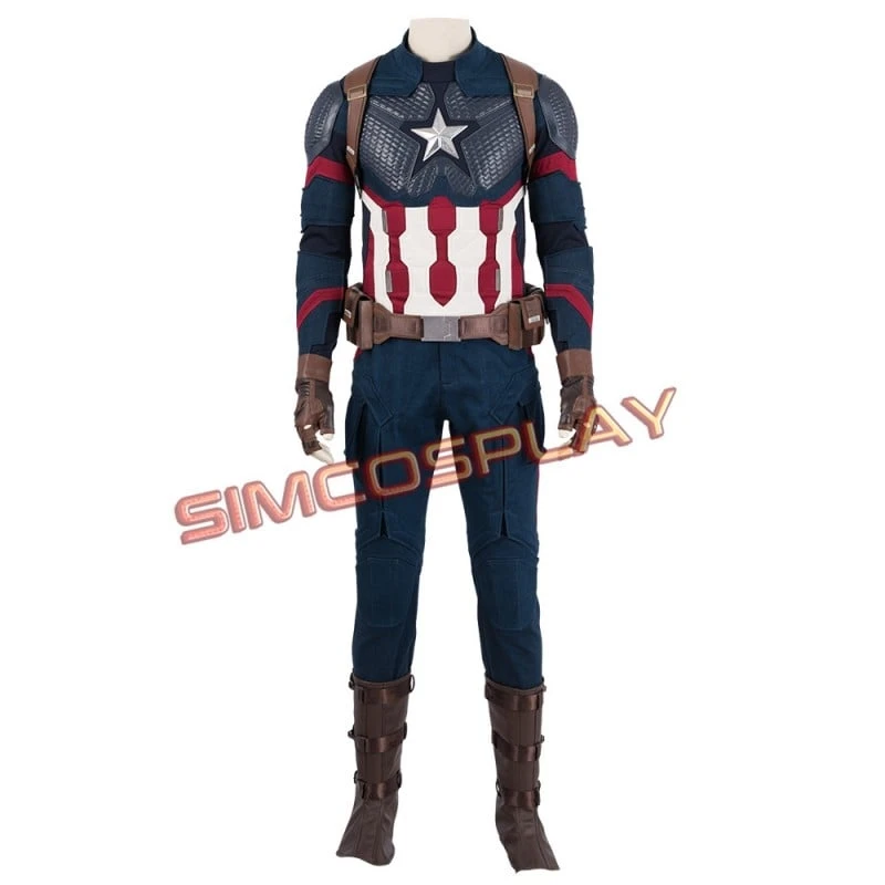 Captain America Suit Steve Rogers Cosplay Costume High Detail Edition 2 Captain America Suit Steve Rogers Cosplay Costume High Detail Edition - Image 2