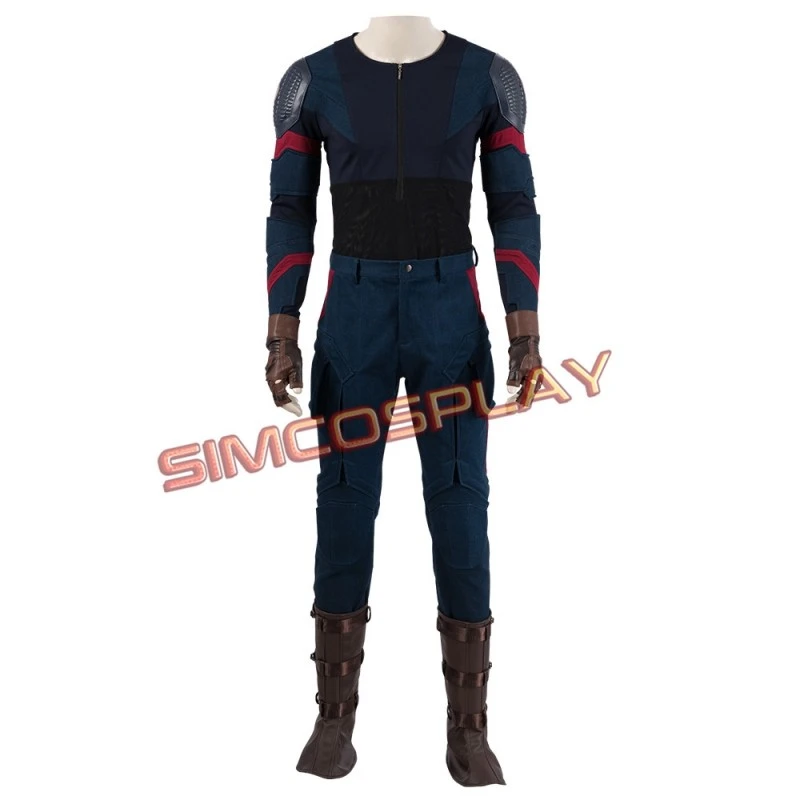 Captain America Suit Steve Rogers Cosplay Costume High Detail Edition 20 Captain America Suit Steve Rogers Cosplay Costume High Detail Edition - Image 20