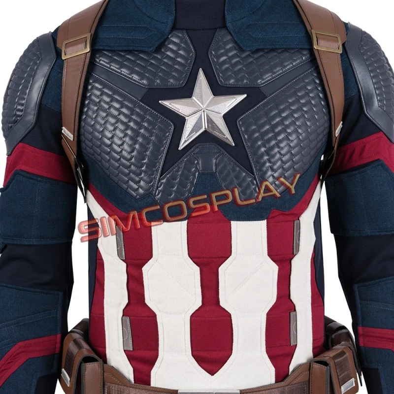 Captain America Suit Steve Rogers Cosplay Costume High Detail Edition 8 Captain America Suit Steve Rogers Cosplay Costume High Detail Edition - Image 8