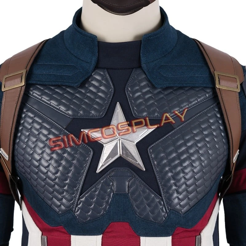 Captain America Suit Steve Rogers Cosplay Costume High Detail Edition 7 Captain America Suit Steve Rogers Cosplay Costume High Detail Edition - Image 7