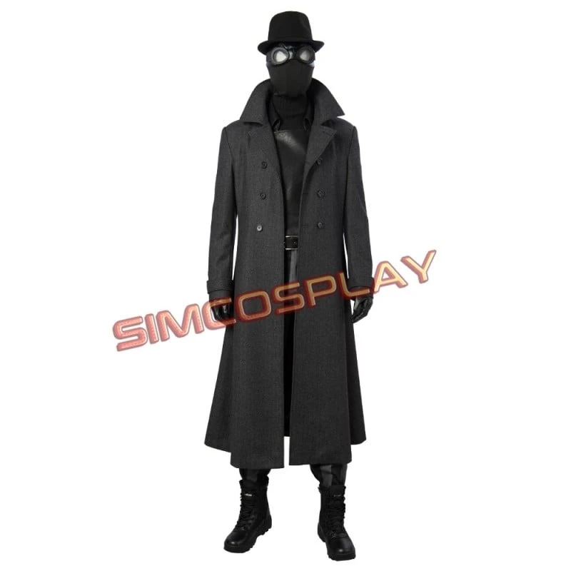 Spider-Man Noir Cosplay Costume Spider-Man Into The Spider-Verse Costume 2 Spider-Man Noir Cosplay Costume Spider-Man Into The Spider-Verse Costume - Image 2