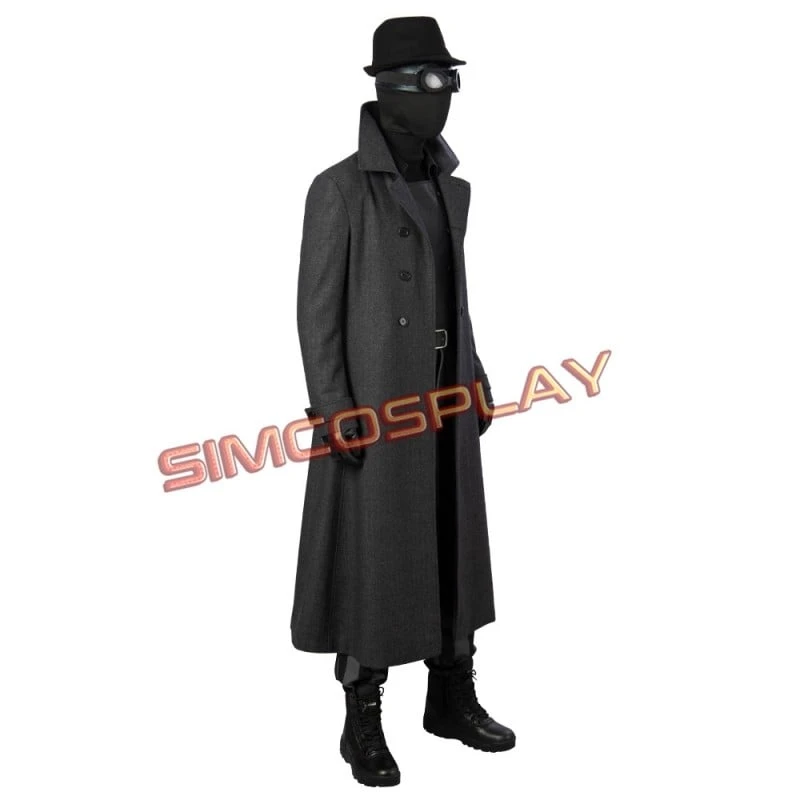 Spider-Man Noir Cosplay Costume Spider-Man Into The Spider-Verse Costume 4 Spider-Man Noir Cosplay Costume Spider-Man Into The Spider-Verse Costume - Image 4