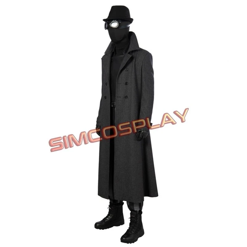 Spider-Man Noir Cosplay Costume Spider-Man Into The Spider-Verse Costume 5 Spider-Man Noir Cosplay Costume Spider-Man Into The Spider-Verse Costume - Image 5