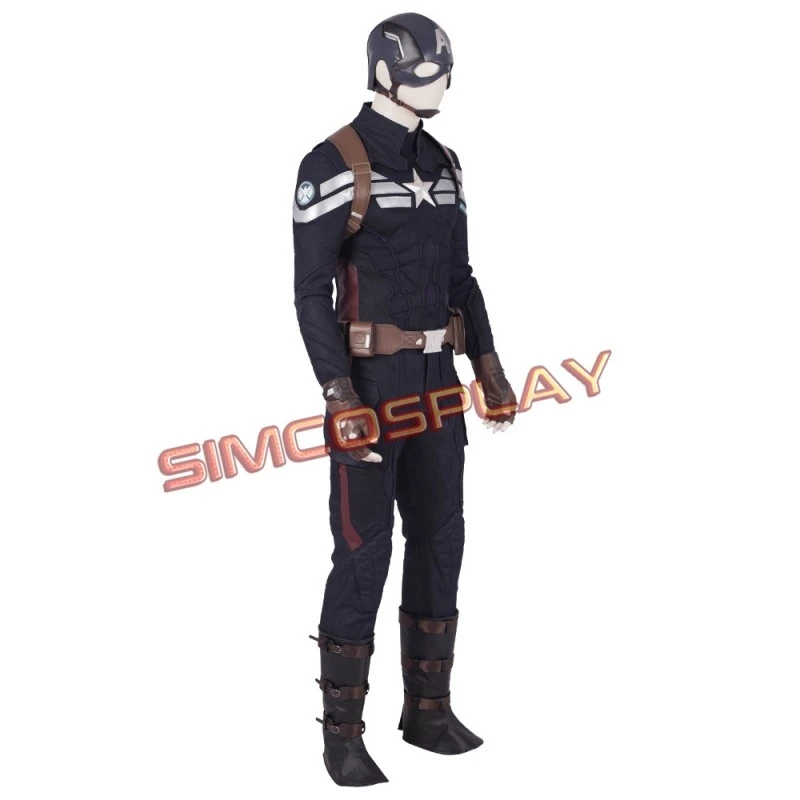 Avengers Endgame Captain America Cosplay Costumes Top Level 2 Avengers Endgame Captain America Cosplay Costumes Top Level - Image 2