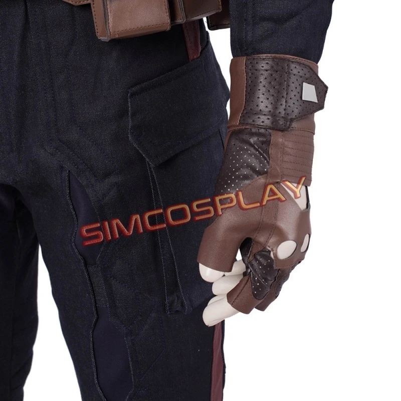 Avengers Endgame Captain America Cosplay Costumes Top Level 11 Avengers Endgame Captain America Cosplay Costumes Top Level - Image 11