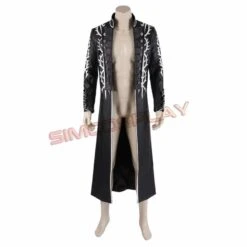Devil May Cry 5 Vergil Cosplay Costumes Black Trench Coat Top Level 31 Devil May Cry 5 Vergil Cosplay Costumes Black Trench Coat Top Level -Simcosplay Outlet Store sim20190274a27