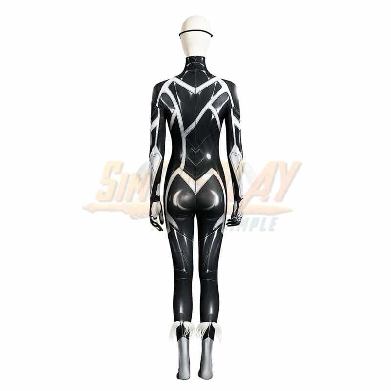 Black Cat Felicia Hardy Suit Printed Cosplay Costume Jumpsuit 5 Black Cat Felicia Hardy Suit Printed Cosplay Costume Jumpsuit - Image 5