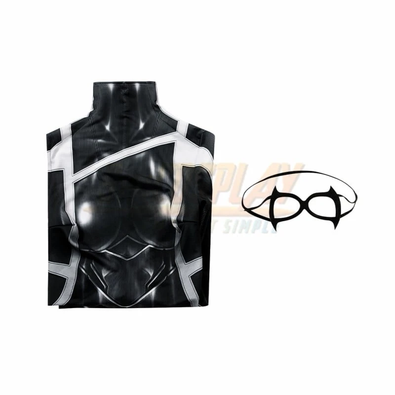 Black Cat Felicia Hardy Suit Printed Cosplay Costume Jumpsuit 6 Black Cat Felicia Hardy Suit Printed Cosplay Costume Jumpsuit - Image 6
