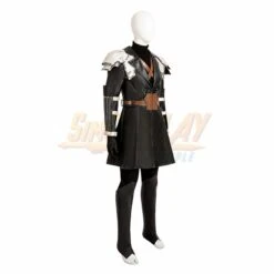 FF7EC Young Sephiroth Cosplay Costume Leather Suit Top Level -Simcosplay Outlet Store simy23190a4