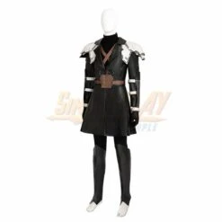 FF7EC Young Sephiroth Cosplay Costume Leather Suit Top Level -Simcosplay Outlet Store simy23190a5