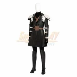 FF7EC Young Sephiroth Cosplay Costume Leather Suit Top Level -Simcosplay Outlet Store simy23190a9