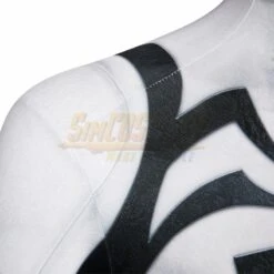 Anti-Venom White Suit Spiderman PS5 Cosplay Costume Jumpsuit -Simcosplay Outlet Store simy23192a10