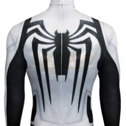 Anti-Venom White Suit Spiderman PS5 Cosplay Costume Jumpsuit -Simcosplay Outlet Store simy23192a13