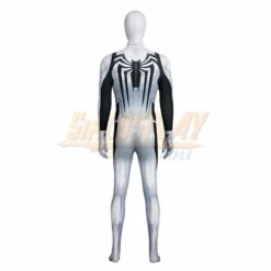 Anti-Venom White Suit Spiderman PS5 Cosplay Costume Jumpsuit -Simcosplay Outlet Store simy23192a14