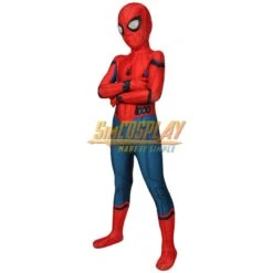 Kids Spider-man Homecoming Cosplay Suit Spandex Costume SKD19022 -Simcosplay Outlet Store skd1902217