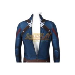 Kids Captain America Cosplay Costume Spandex Cosplay Suits For Children SKD19024 -Simcosplay Outlet Store skd19024a1