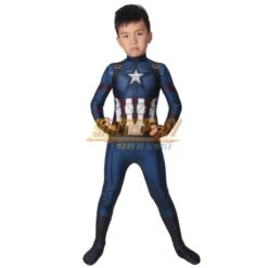 Kids Captain America Cosplay Costume Spandex Cosplay Suits For Children SKD19024 -Simcosplay Outlet Store skd19024a14