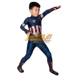 Kids Captain America Cosplay Costume Age Of Ultron Spandex Suit For Children SKD19032 -Simcosplay Outlet Store skd19032a10