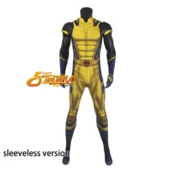 Wolverine Logan Suit Deadpool 3 Logan HD Printed Cosplay Costume V2 -Simcosplay Outlet Store sleeveless version