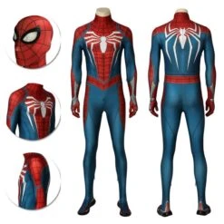 Spider-man Advanced Suit PS4 Spiderman Game Cosplay Costume