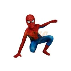 Kids Spider-man Cosplay Suit PS4 Spider-man Classic Printed Edition Costume For Children Cosplay -Simcosplay Outlet Store spider man cosplay suit for kids ps4 edition 3