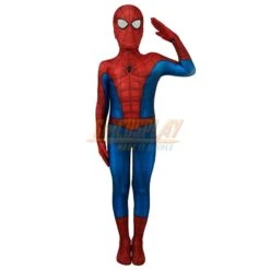 Kids Spider-man Cosplay Suit PS4 Spider-man Classic Printed Edition Costume For Children Cosplay -Simcosplay Outlet Store spider man cosplay suit for kids ps4 edition 4