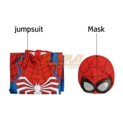 Kids Spider-man Advanced Suit PS4 Spiderman Game Cosplay Costume For Children -Simcosplay Outlet Store spider man kids ps4 edition 0000 jumpsuit mask
