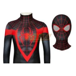 Kids Spider-man Miles Morales PS5 Cosplay Suit Spider-man Cosplay Costume For Children -Simcosplay Outlet Store spider man kids ps5 miles morales 0007 a0016988