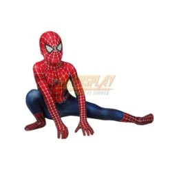 Kids Spider-man 2 Tobey Maguire Cosplay Suit Spiderman Cosplay Costume For Children -Simcosplay Outlet Store spider man kids tobey edition 0010 a0016645