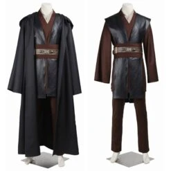 Star Wars Anakin Skywalker Cosplay Costume Classic Black Suit