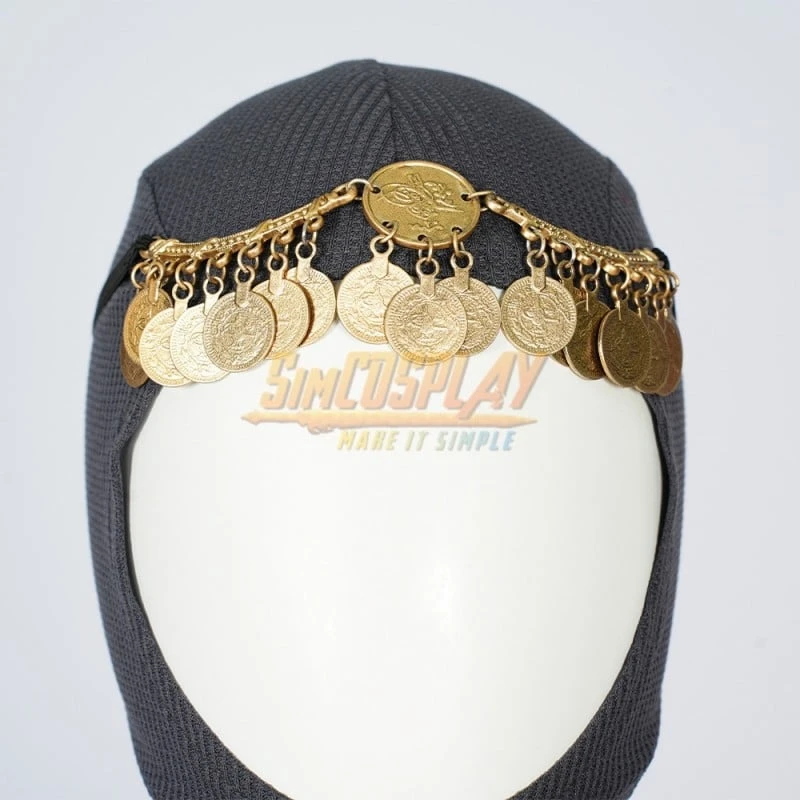 Star Wars Nightsister Merrin Cosplay Costume Red Hooded Robe Set - Image 9