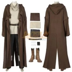 Star Wars Obi Wan Kenobi Jedi Cosplay Costume Promotional Edition