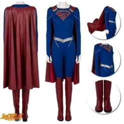Super Girls Cosplay Costumes Season 5 Kara Zor-El Cosplay Suit Top Level