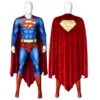 Superman Cosplay Costume Retro Manga Muscle Texture Print Version