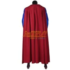 Super Hero Costume Infinite Earths Clark's Blue Cosplay Suit With Cloak -Simcosplay Outlet Store superman costume crisis on infinite earths 4
