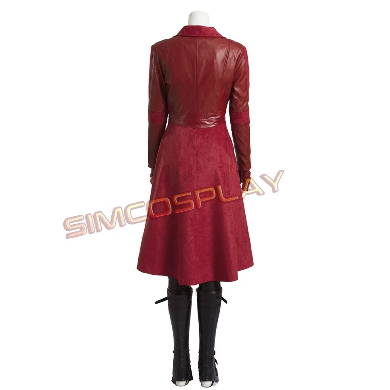Scarlet Witch Costume Wanda Maximoff Classic Cosplay Suit Top Level 5 Scarlet Witch Costume Wanda Maximoff Classic Cosplay Suit Top Level - Image 5