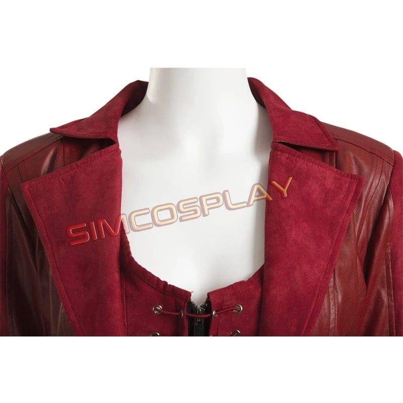 Scarlet Witch Costume Wanda Maximoff Classic Cosplay Suit Top Level 8 Scarlet Witch Costume Wanda Maximoff Classic Cosplay Suit Top Level - Image 8