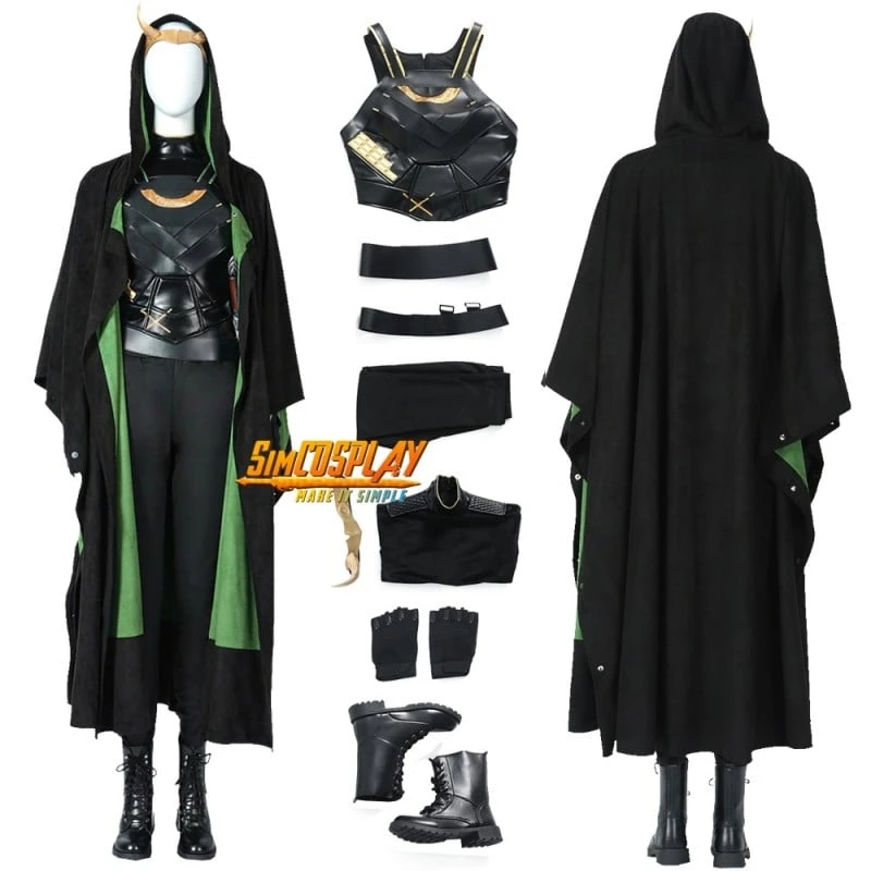 Sylvie Loki Cosplay Costume Variant Of Loki Laufeyson Suit Top Level