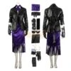 Tekken 8 Nina Williams Leather Cosplay Costume Top Level