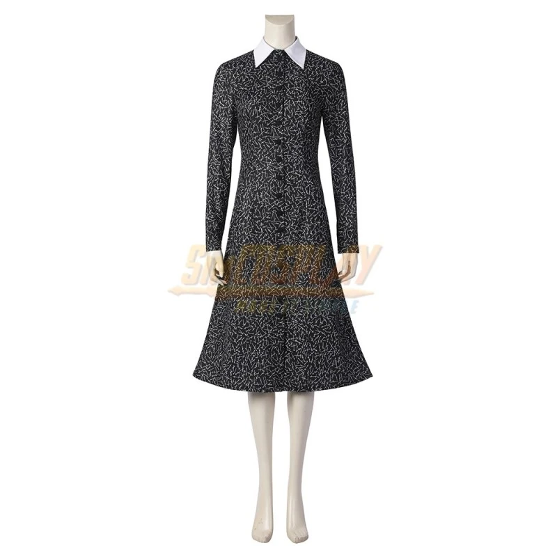 The Addams Family Wednesday Addams Cosplay Costumes V1 3 The Addams Family Wednesday Addams Cosplay Costumes V1 - Image 3