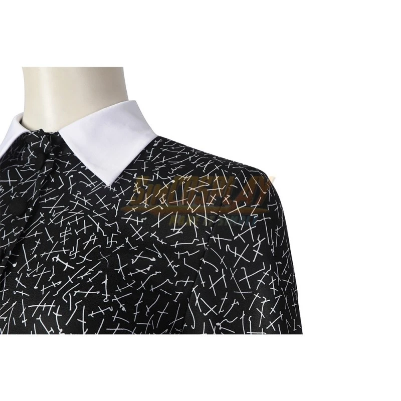 The Addams Family Wednesday Addams Cosplay Costumes V1 8 The Addams Family Wednesday Addams Cosplay Costumes V1 - Image 8