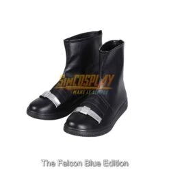 The Falcon Cosplay Costume The Falcon And The Winter Soldier Dress Up Suit Top Level -Simcosplay Outlet Store the falcon blue edition 11