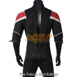 The Falcon Cosplay Costume The Falcon And The Winter Soldier Dress Up Suit Top Level -Simcosplay Outlet Store the falcon red edition 11