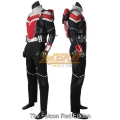 The Falcon Cosplay Costume The Falcon And The Winter Soldier Dress Up Suit Top Level -Simcosplay Outlet Store the falcon red edition 13