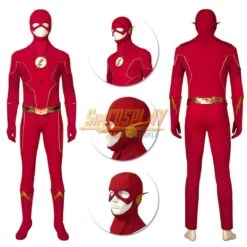 TF Cosplay Costumes Season 6 Barry Allen Suit Ver.3 Top Level