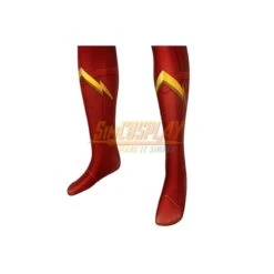 TF Cosplay Suit 3D Printed Spandex Season 6 Barry Allen Cosplay Red Suit -Simcosplay Outlet Store the flash suit 11